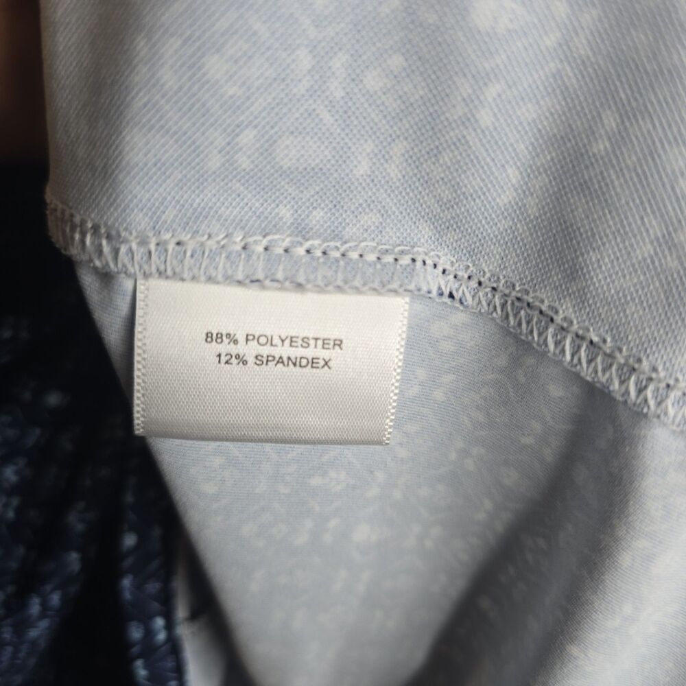 Peter Millar Women's XS Navy Back Nine Lightweight Long-Sleeve Zip Sun Shirt - Picture 6 of 13